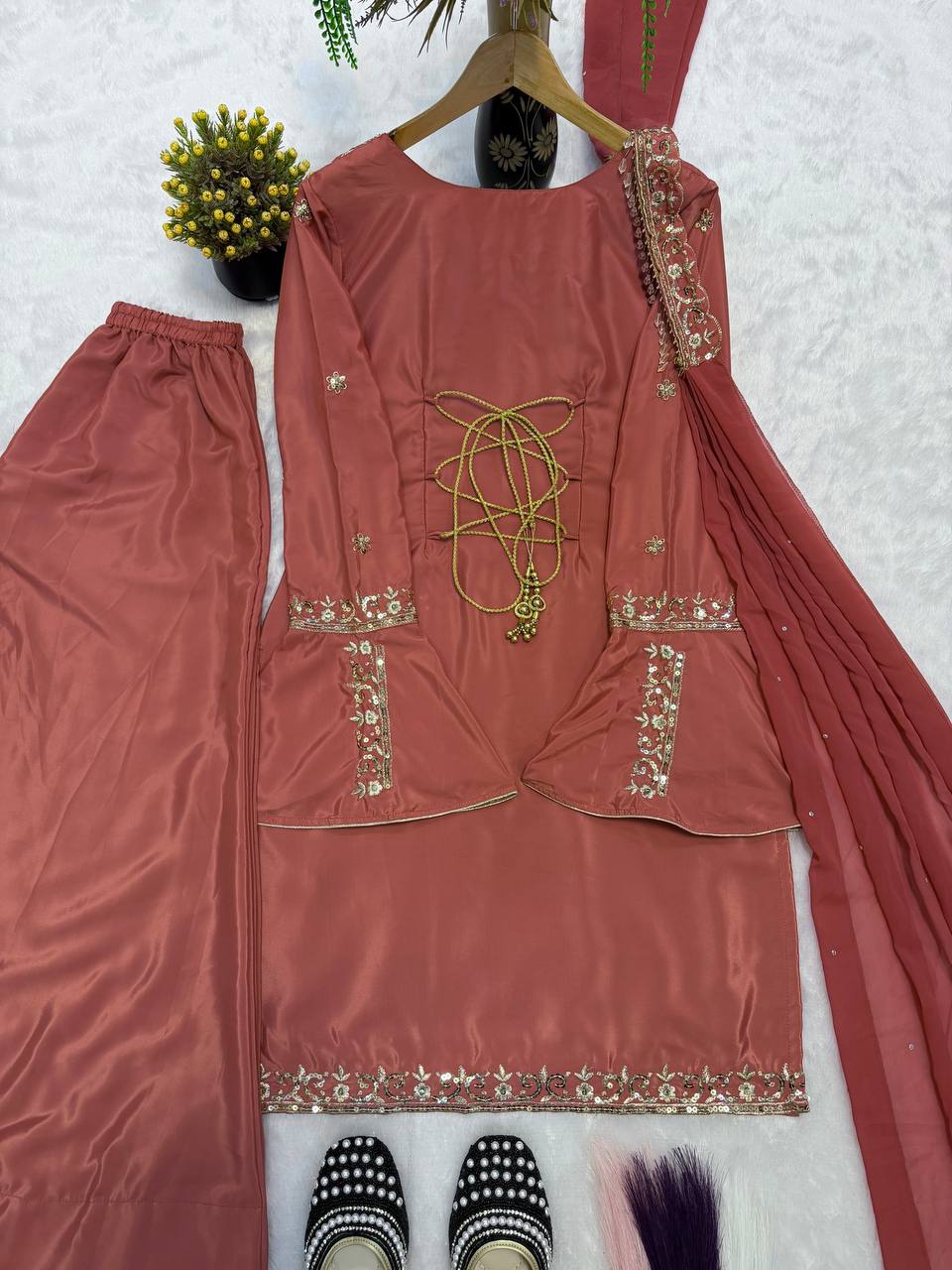 Modern Sienna Bell-Sleeve Silhouette